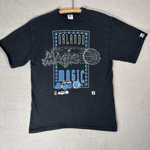 Vintage Single Stitch‎ Logo 7 Men's Size L Orlando Magic T Shirt Made in USA NBA